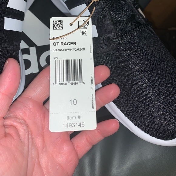 NIB Women’s size 10 Adidas Cloudfoam QT Racer Running Shoes. - Picture 9 of 10